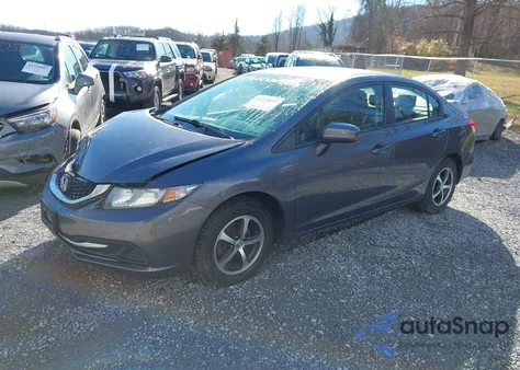 2015 Honda Civic Se из США, поврежденный, VIN 2HGFB2F74FH506148